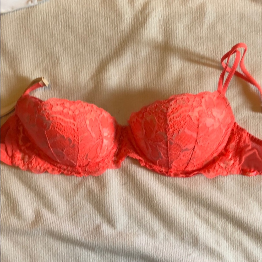 Pink bra
